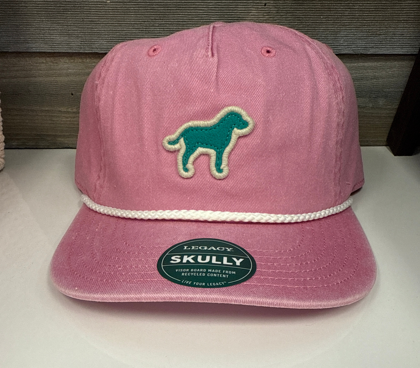 Southern Fried Cotton Teal Hound Hat