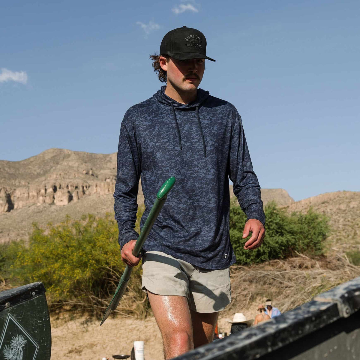 Burlebo Marsh Camo Performance Hoodie
