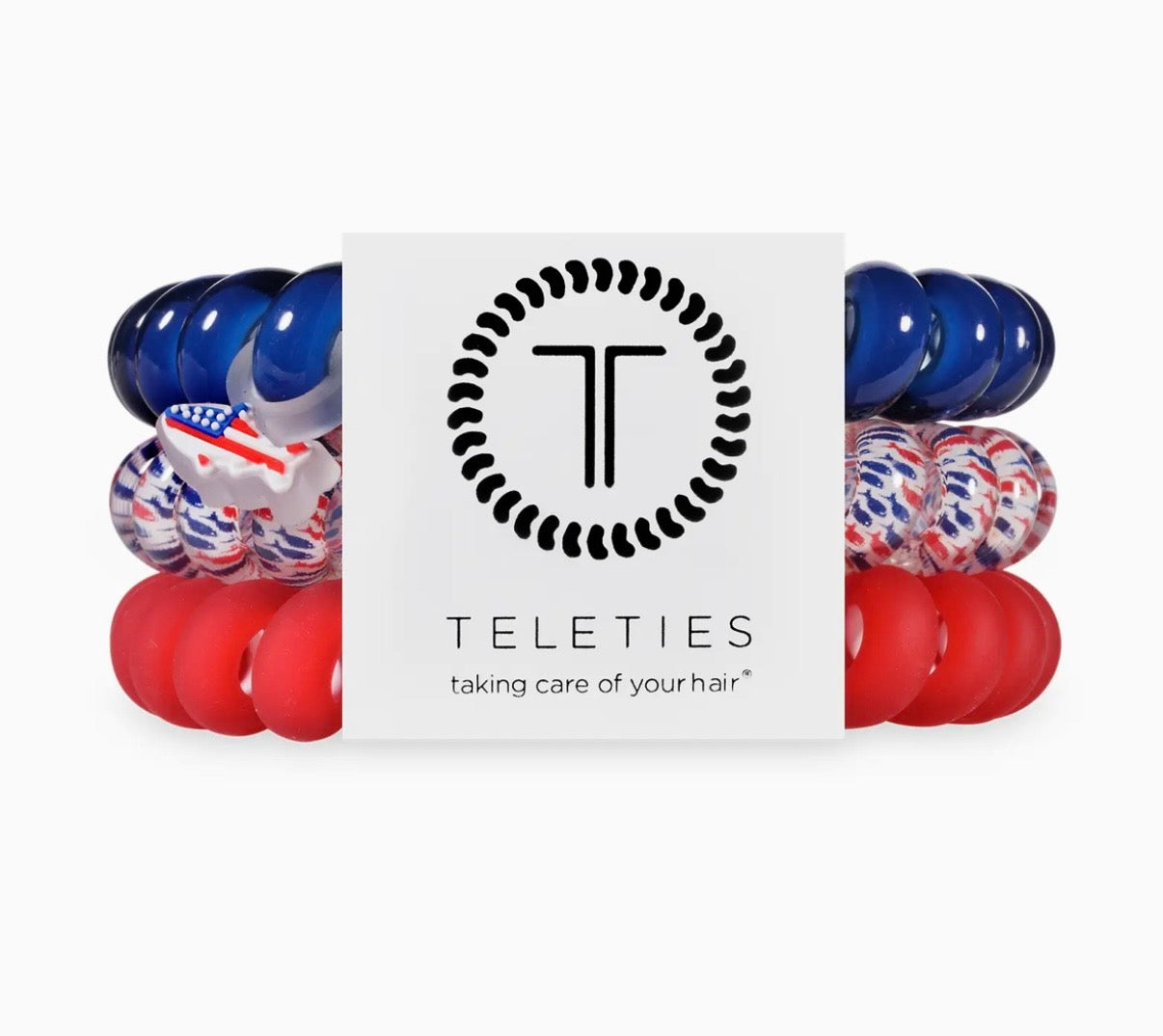 Teleties Sea to Shining Sea Large Hair Ties