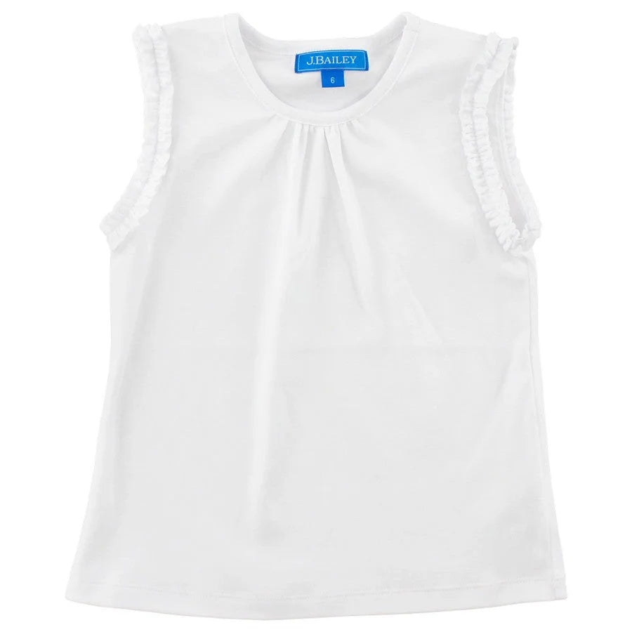 J Bailey White Summer Tee