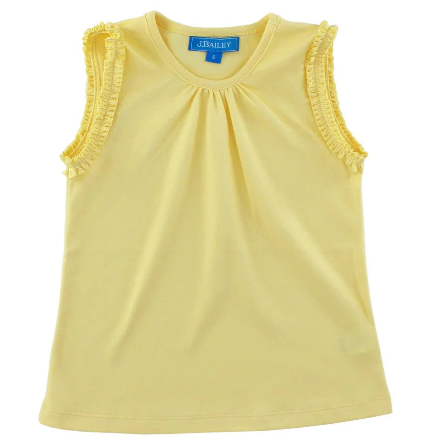 J Bailey Yellow Summer Tee
