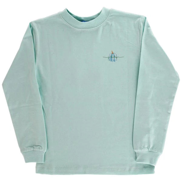 J Bailey Girl's Blue Pumpkin/Seaglass L/S