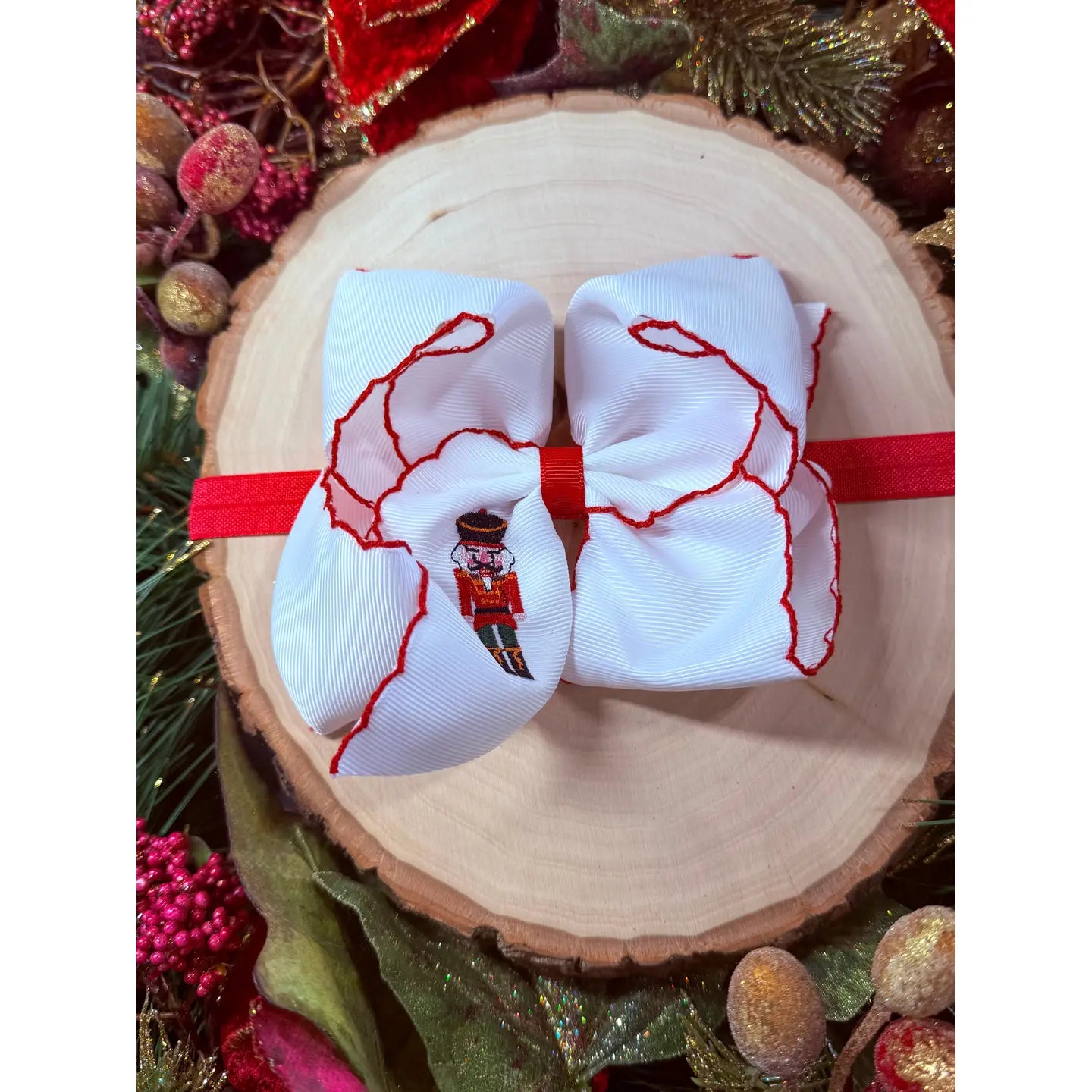 Nutcracker Moonstitch Bow Headband