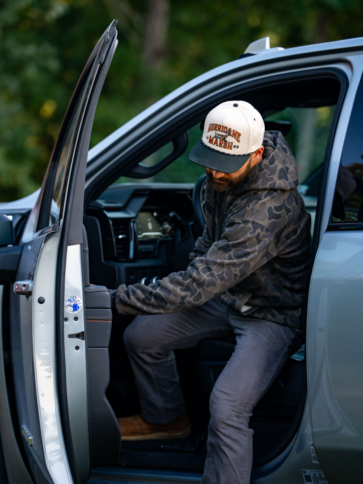 Hurricane Marsh Heavyweight Hoodie River Camo