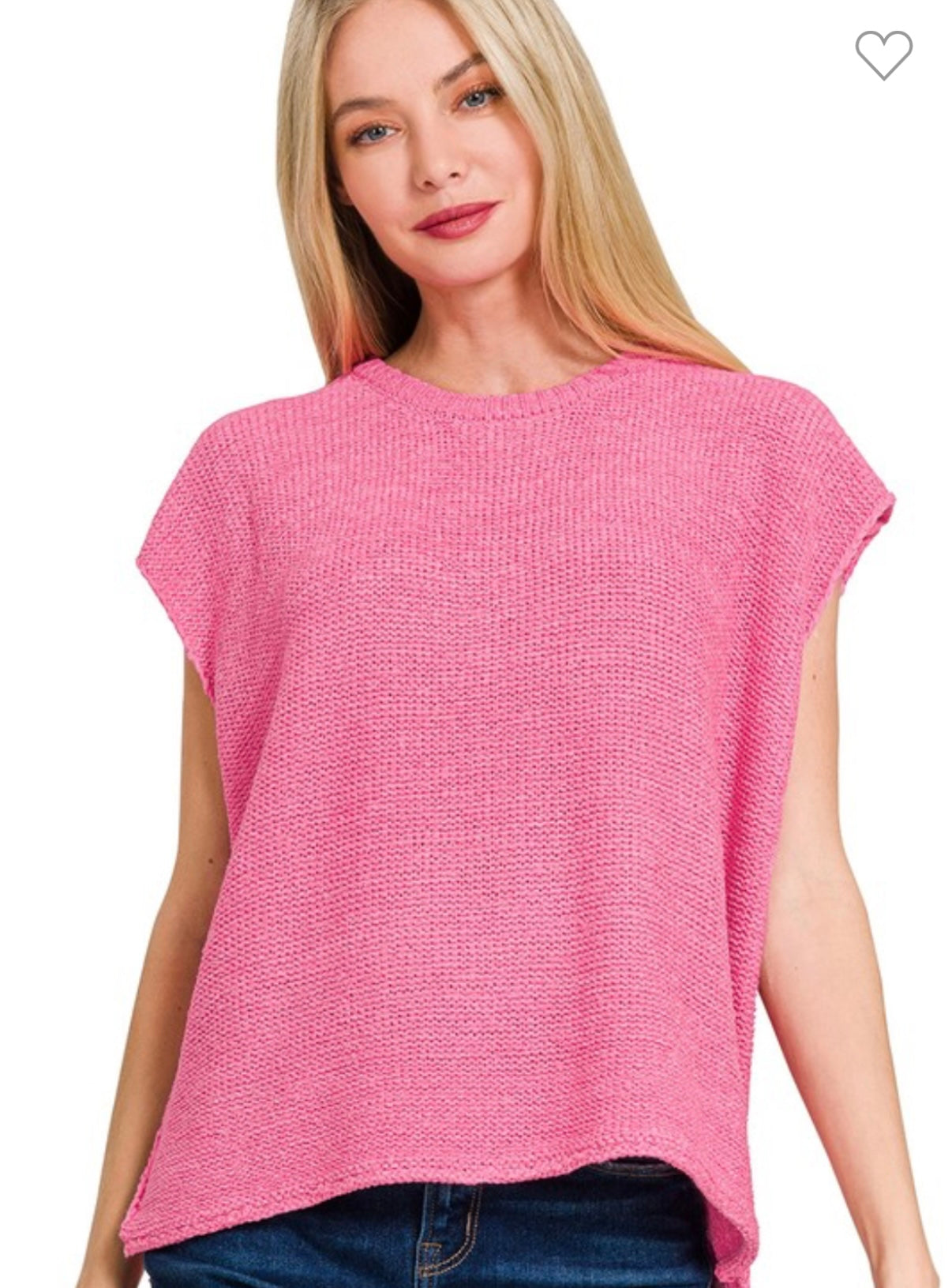 Candy Pink Oversized Sweater