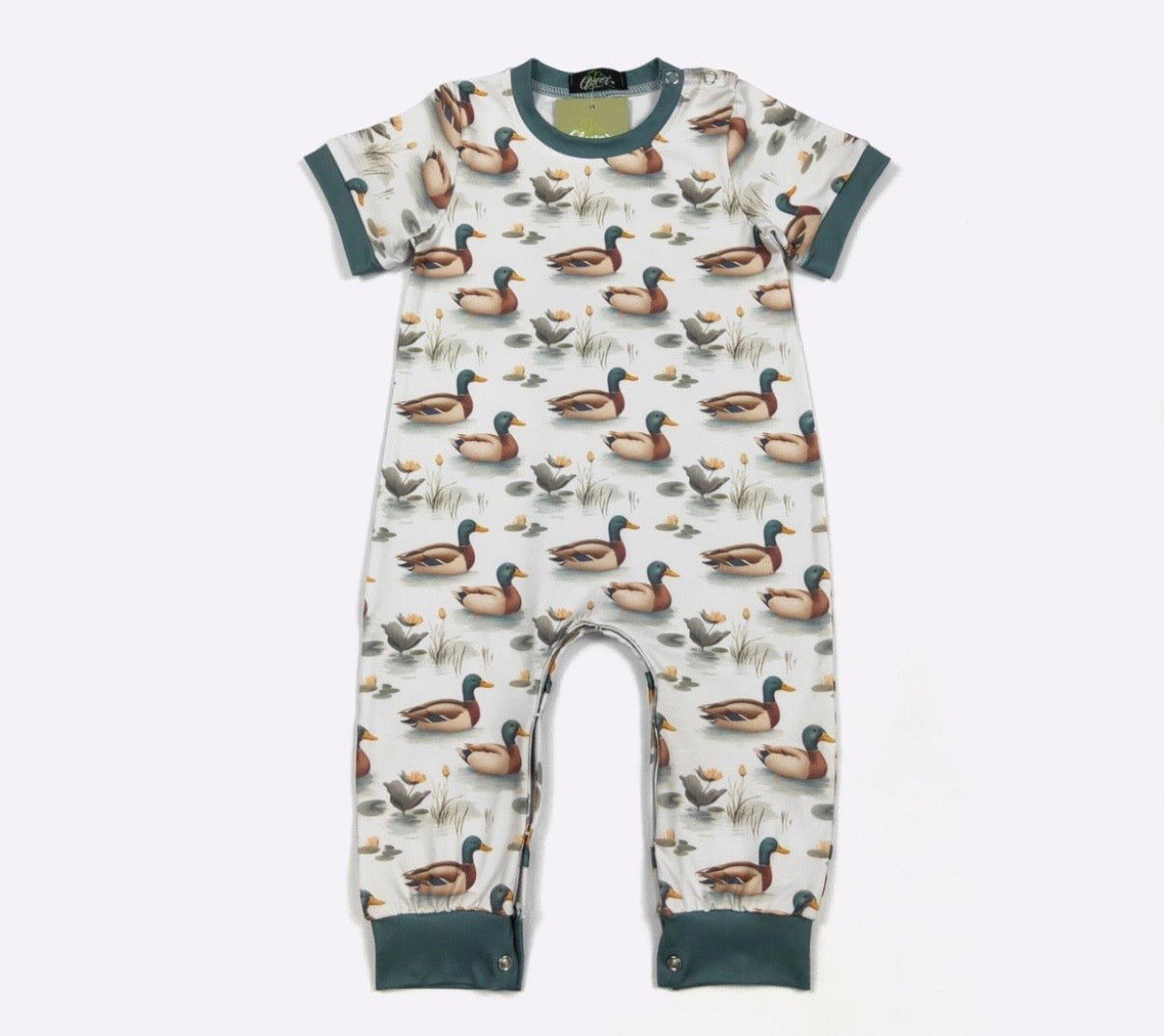 Morning On the Pond Boy Romper