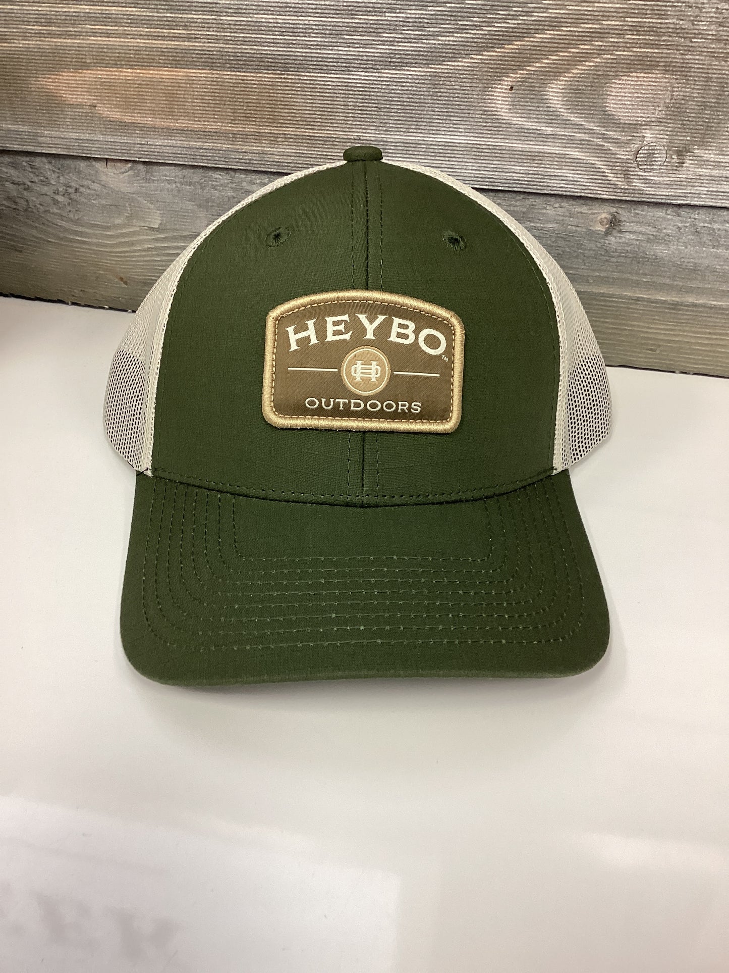Heybo Icon Patch Trucker Hat Olive
