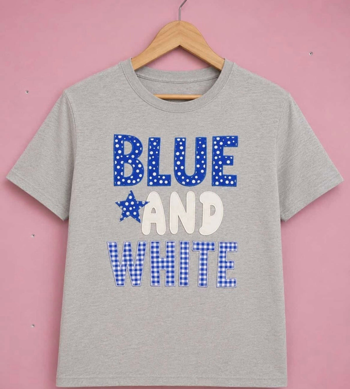Blue & White Gameday Tee