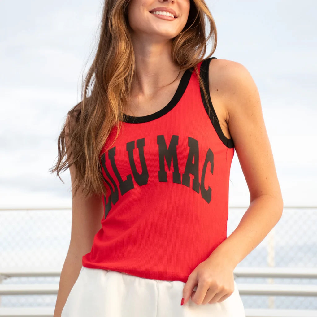 Lulu Mac Red/Black Tank