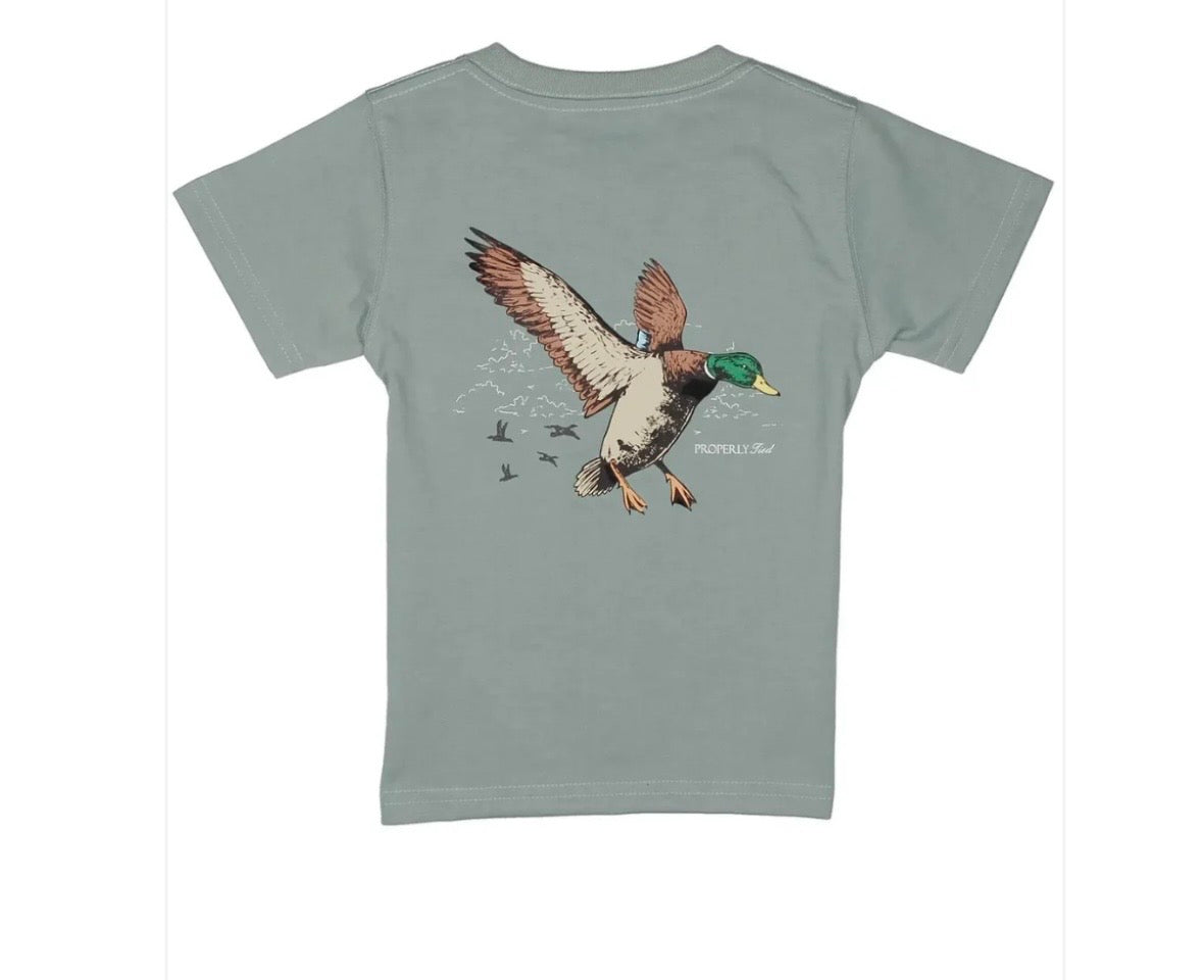 Properly Tied Mallard Flight T-shirt in Fog