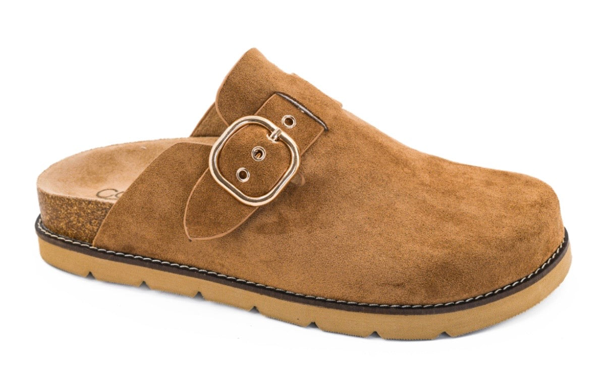 Corkys Camel Faux Suede Shoes