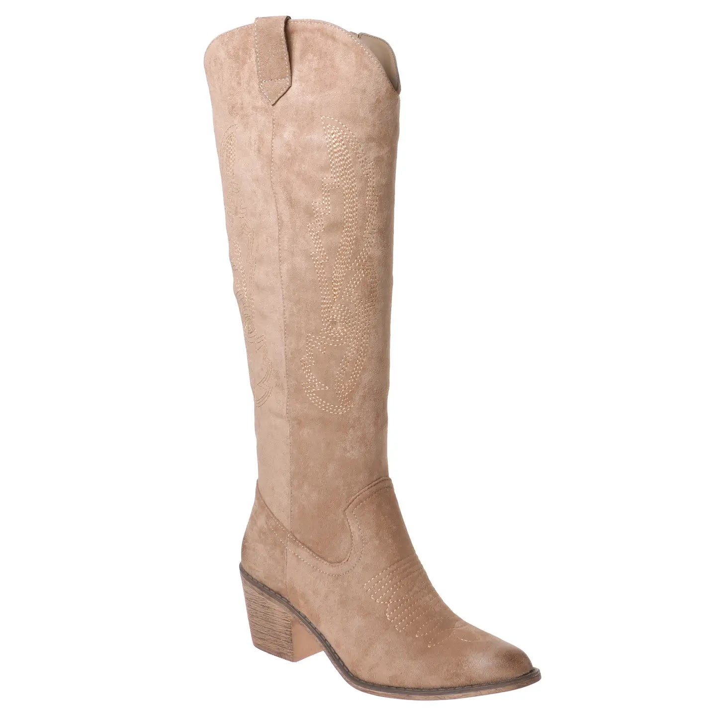 Pierre Dumas Wilder Boots in Taupe