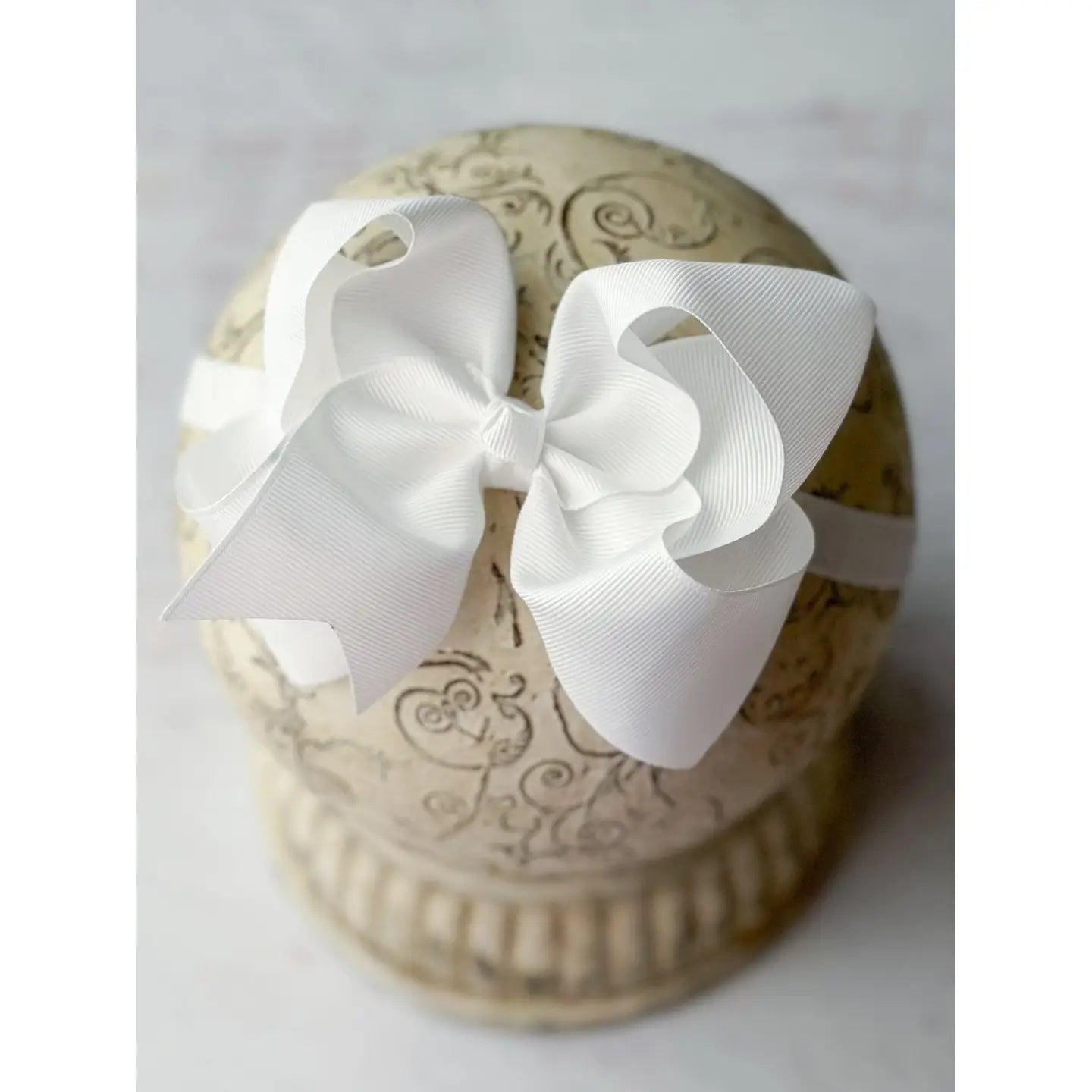 Satin Baby Headband White
