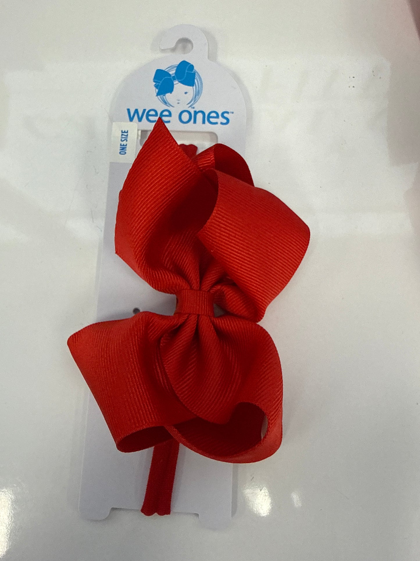 Wee Ones Red Mini King Baby Hair Band