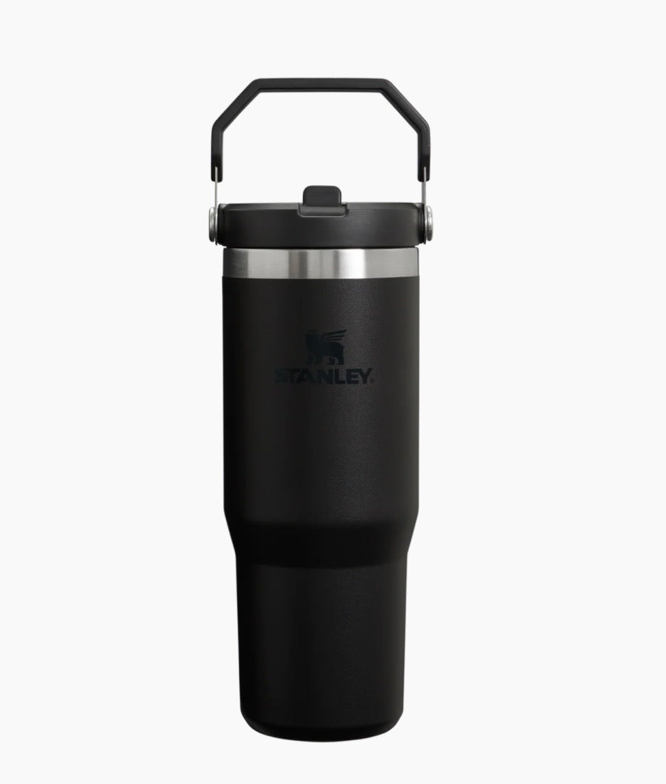 Stanley Iceflow Flip Straw Black Tumbler 30oz