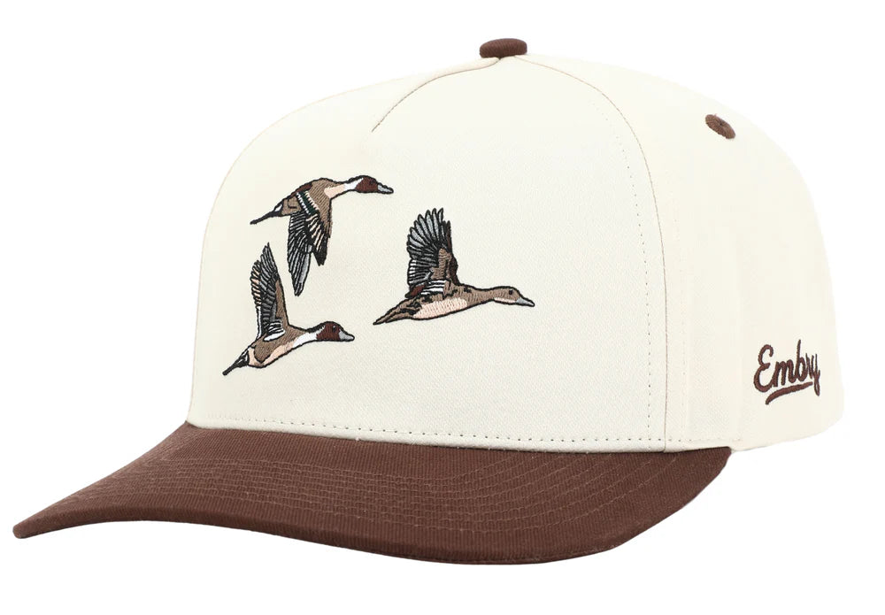 Embry Cream/Brown Chasin Tail Trucker Hat