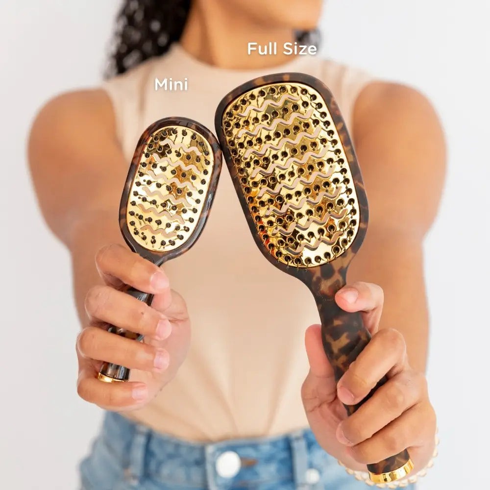 Teletie Mini Vented Brush Tortoise