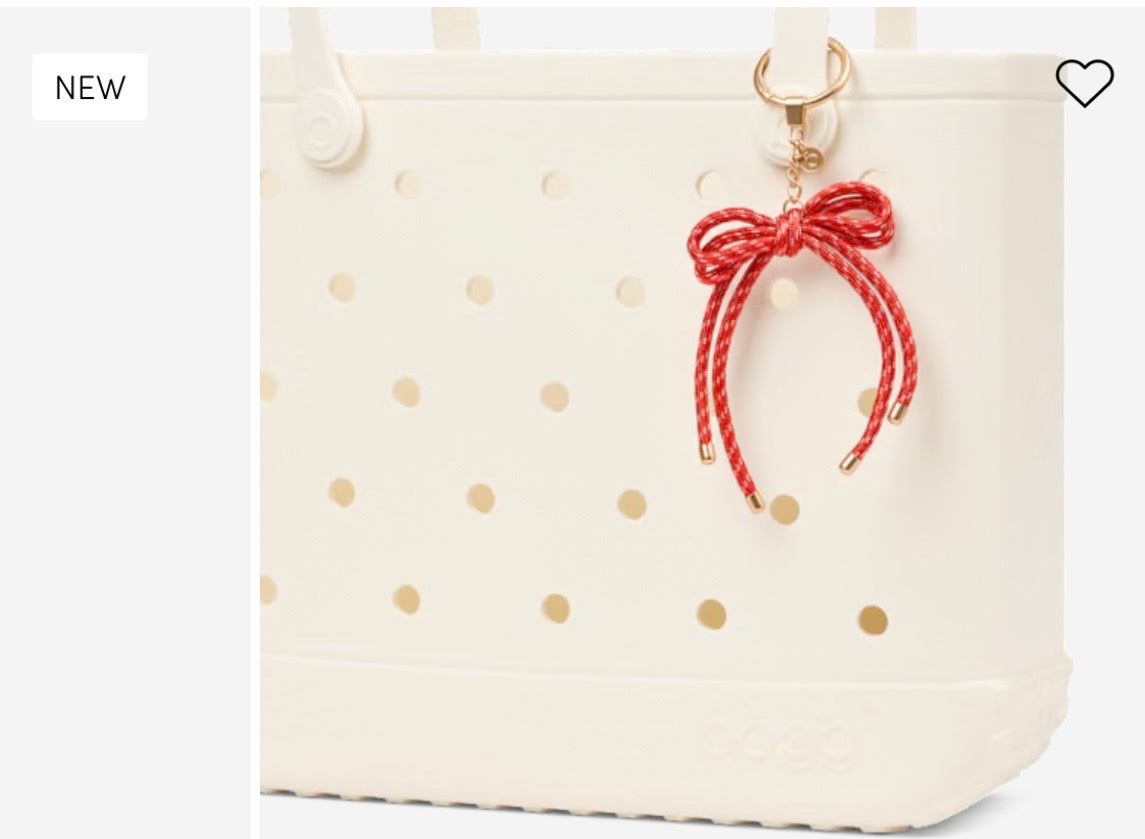 Bogg Red Cord Bow Bogg'd & Charmed