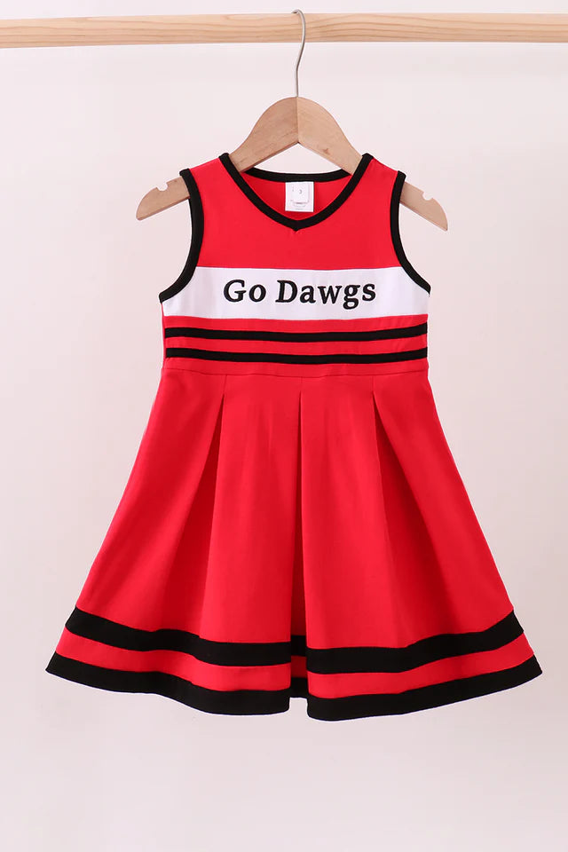 Go Dawgs Georgia Embroidery Dress