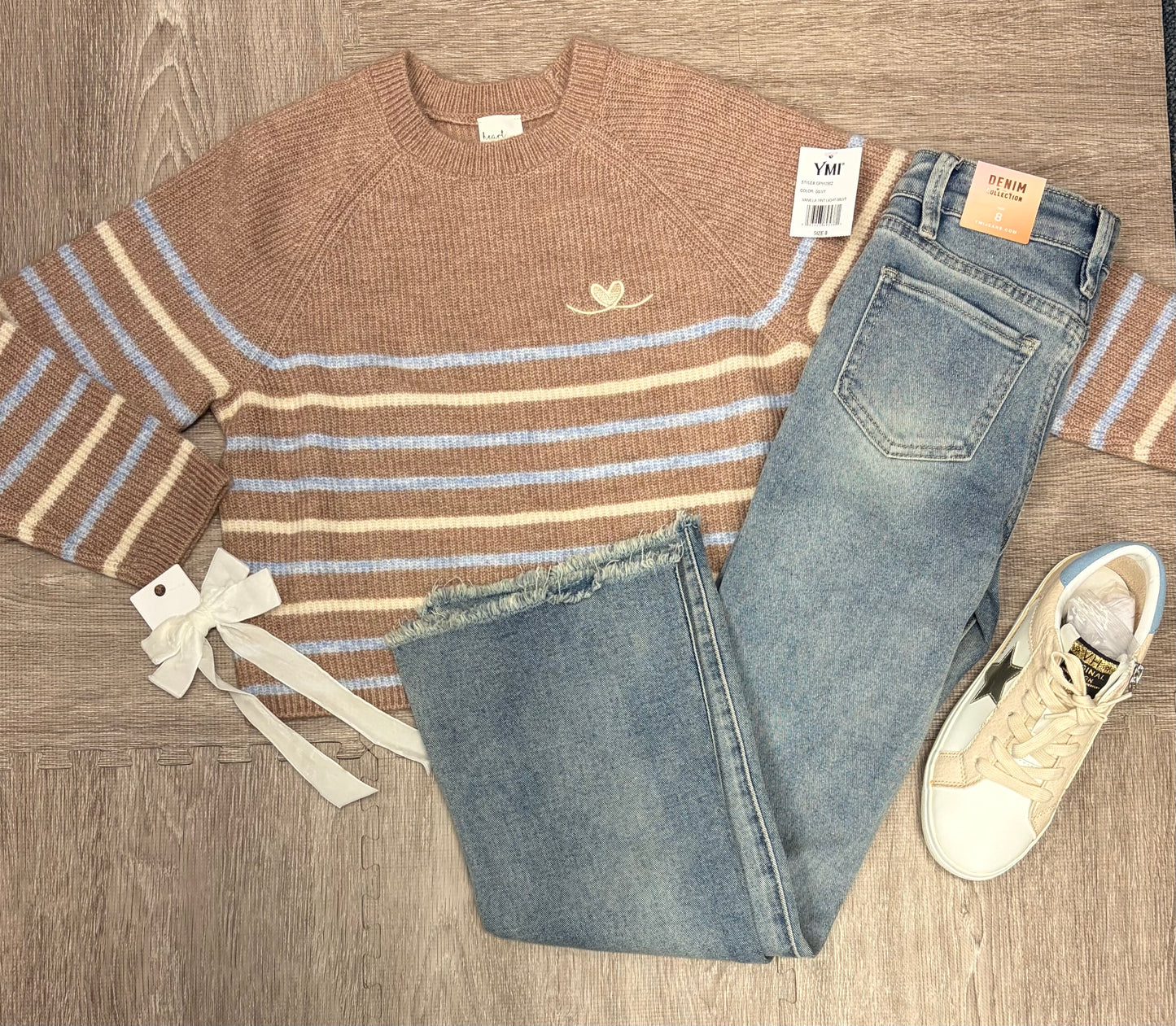 Tween Stripe Sweater