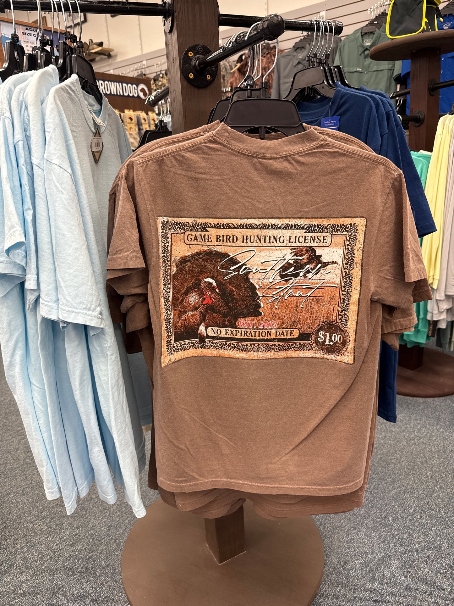 Southern Strut Turkey License Tee
