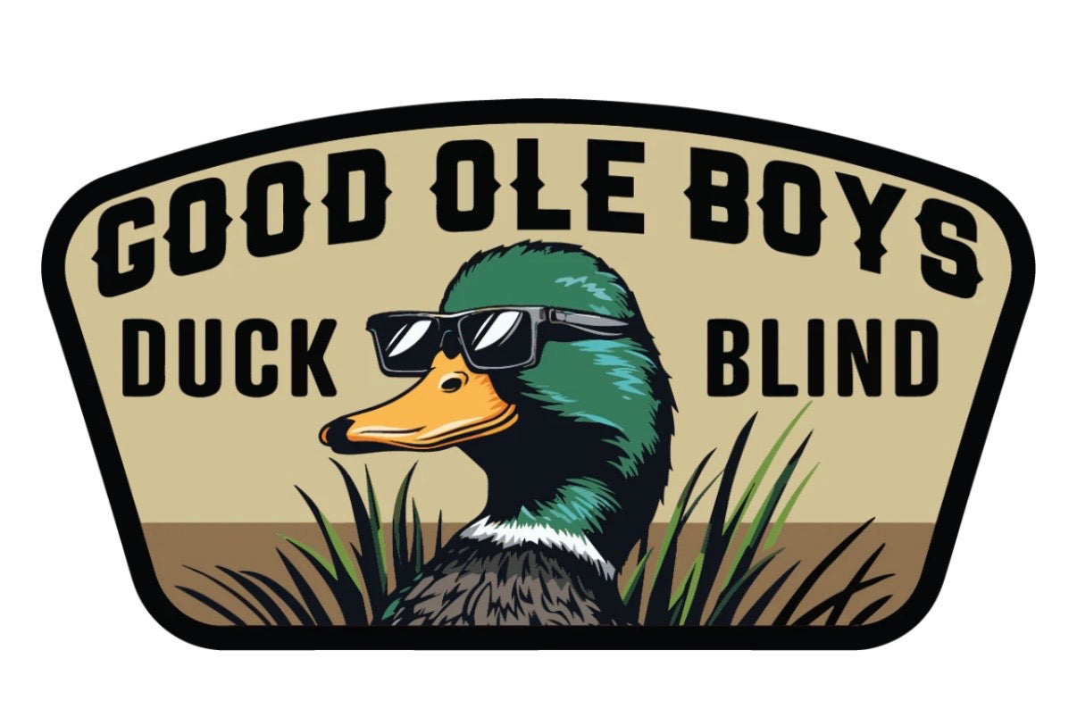 Good Ole Duck Blind Sticker