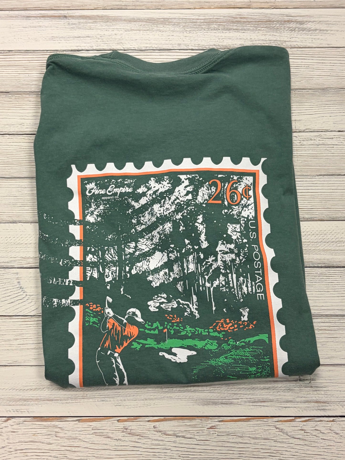 Pine Empire Augusta Stamp T-shirt Artist Drawn