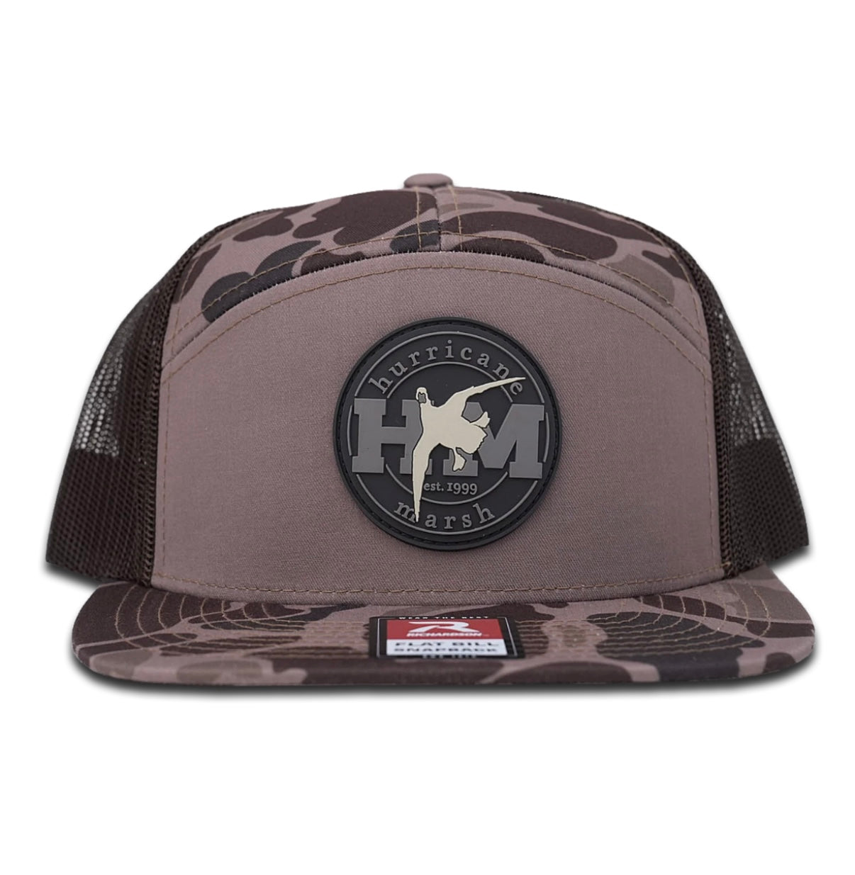 Hurricane Marsh Shadow Duck 7 Panel Duck Camo Hat