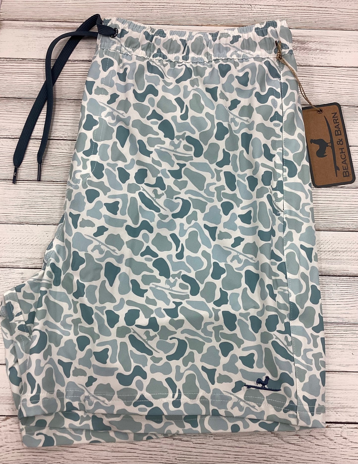 Beach & Barn Woodlands Swim Trunk Slate