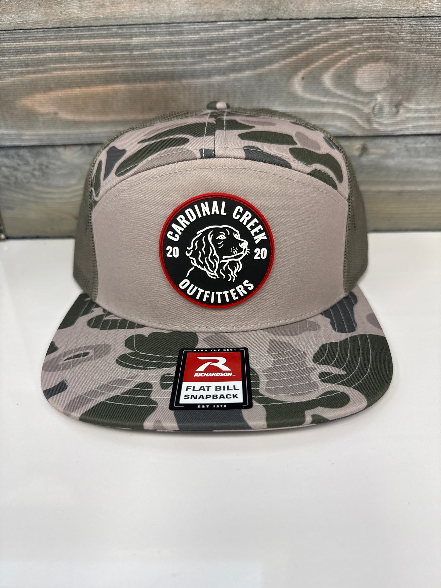 Cardinal Creek Camo Flat Bill Hat