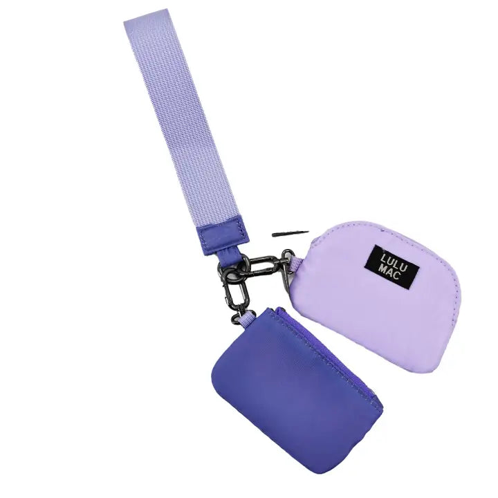 Lulu Mac Purple Wristlet