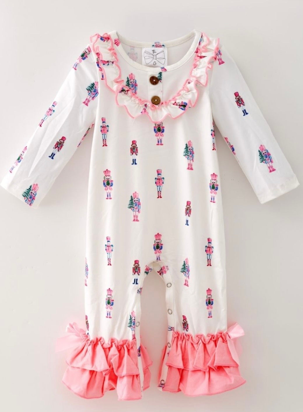 Pink Nutcracker Romper