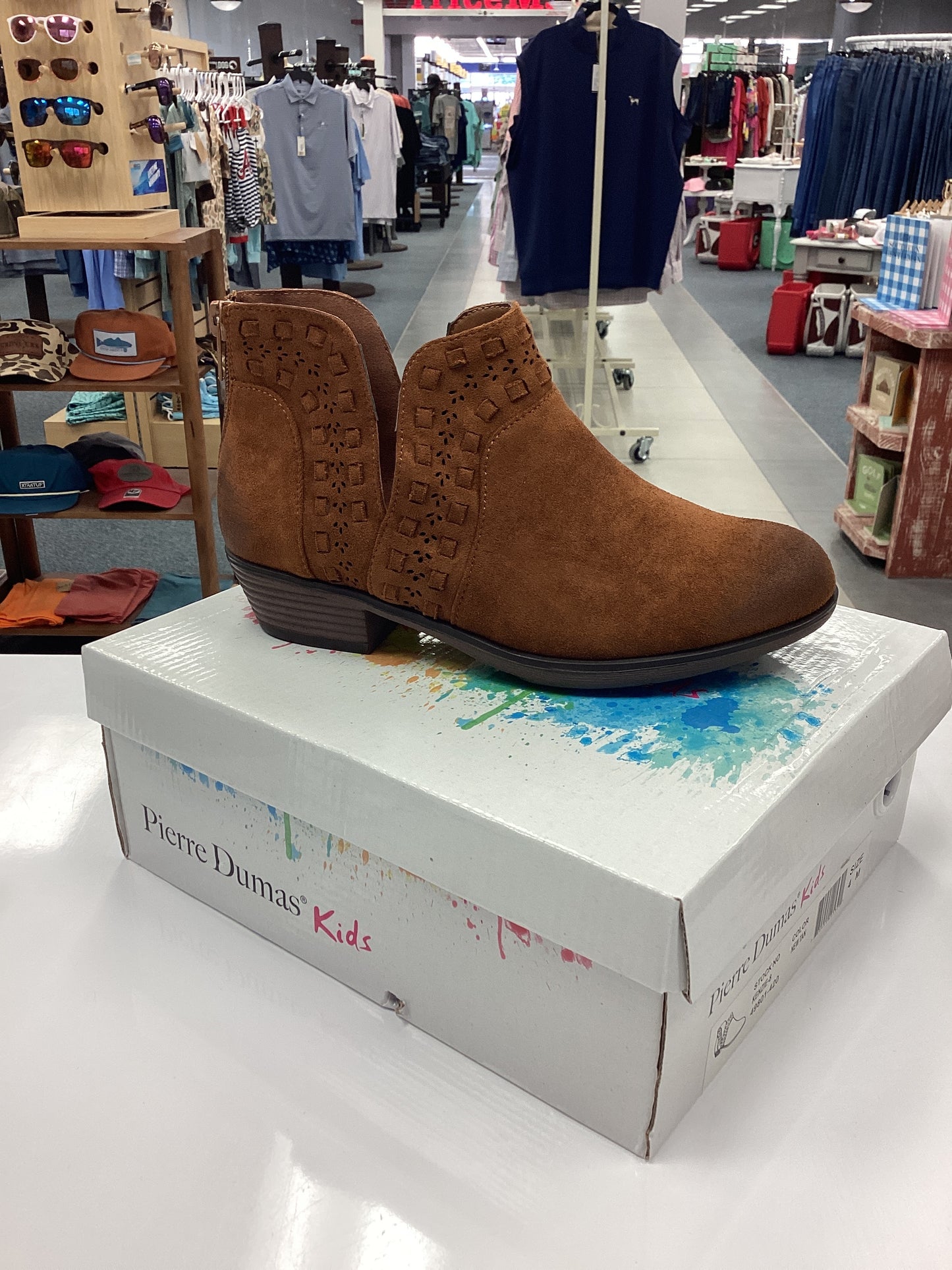 Kids Pierre Dumas Kenzie Boots in Color New Tan