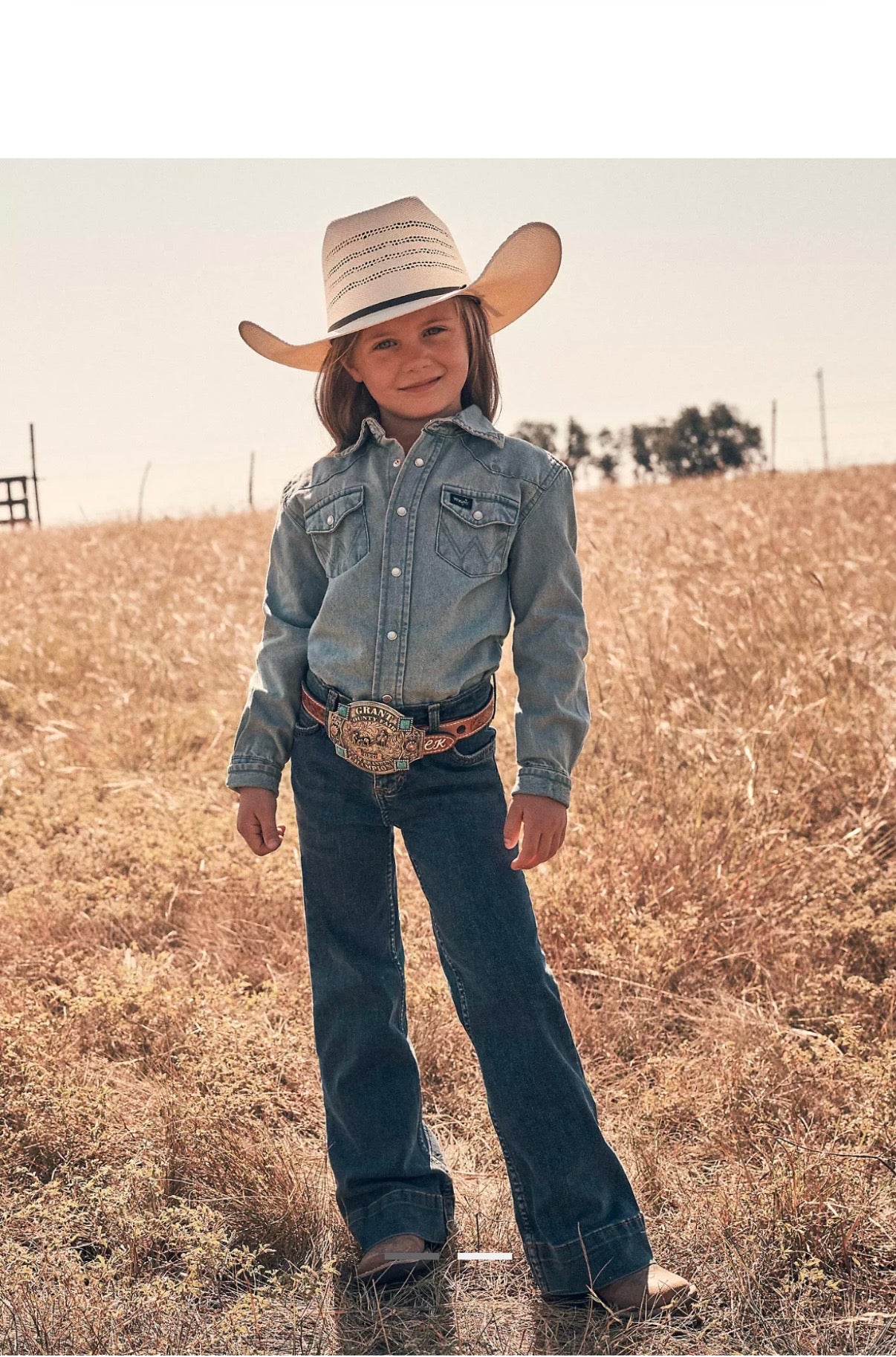 Wrangler Girl Wide Leg Trouser Jeans