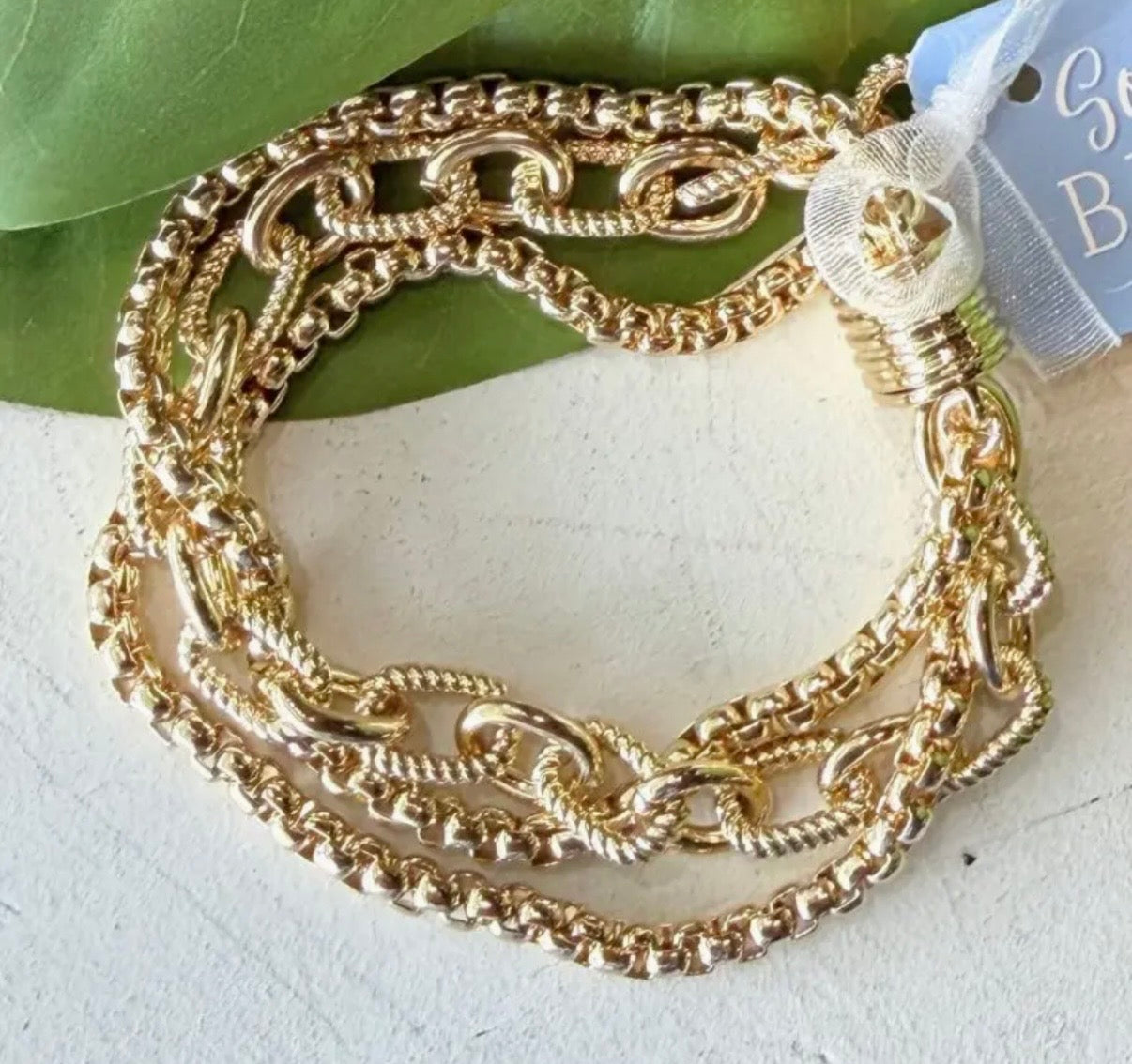 Sutton Gold Multi Layer Bracelets