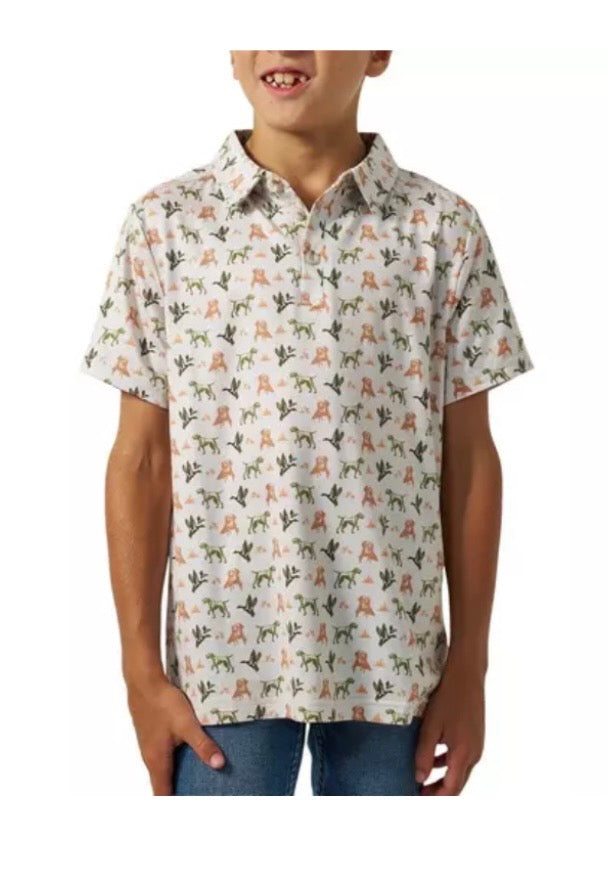 Burlebo Mallard Duck Dog Youth Polo