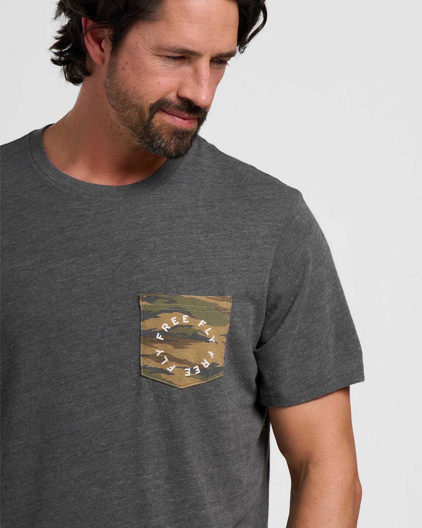 Free Fly Camo Redfish Pocket Tee