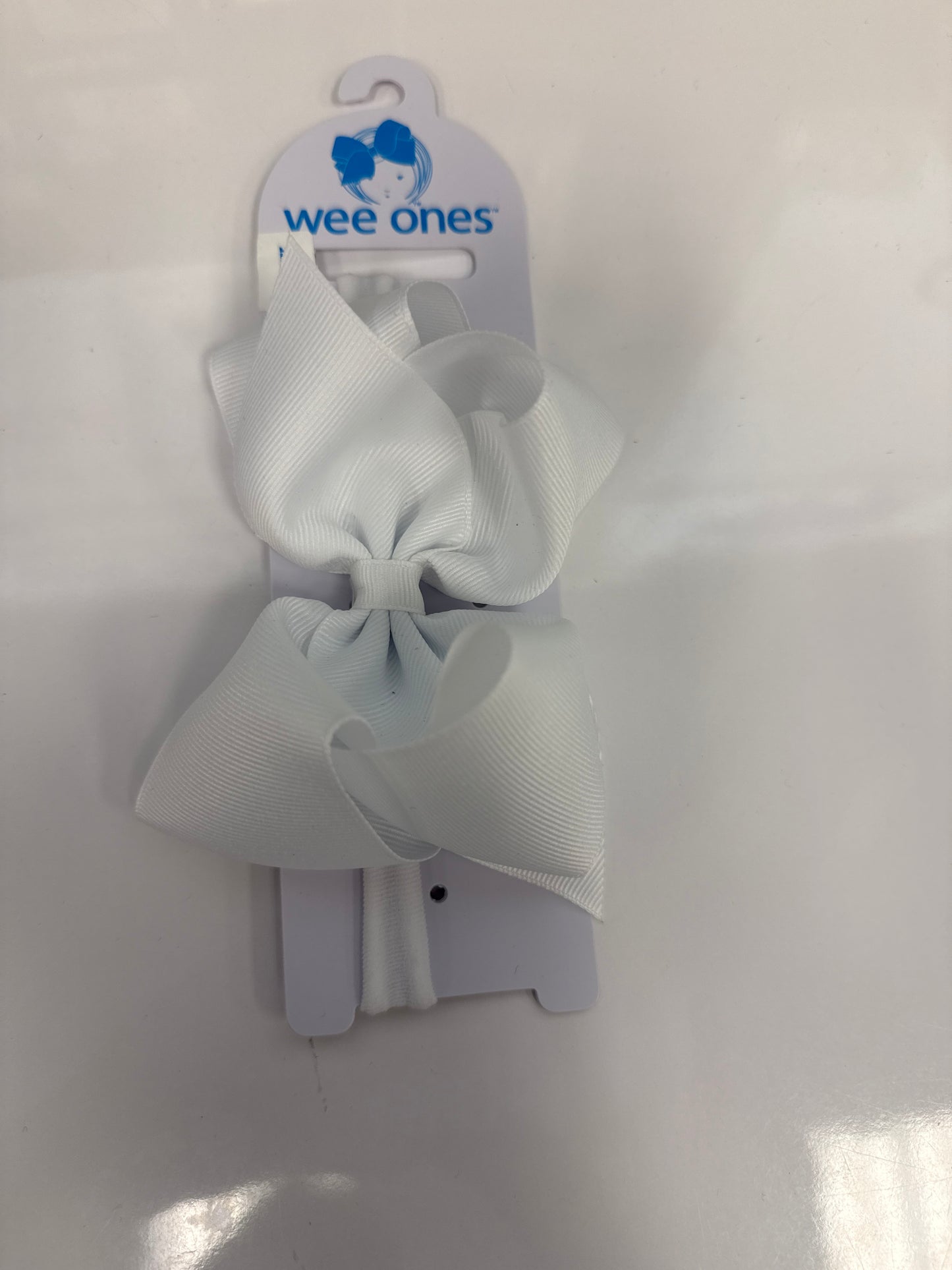 Wee Ones White Baby Headband Mini King