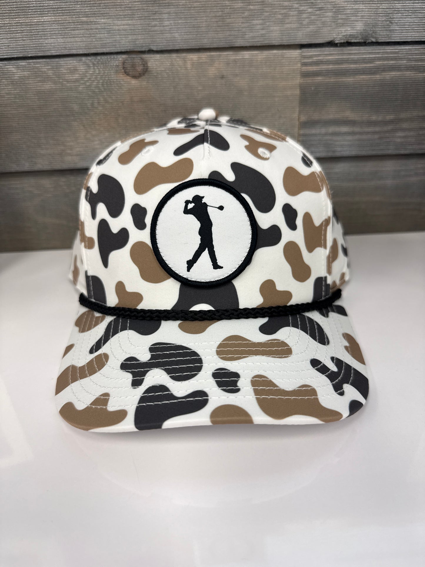 Little River White Camo Golfer Hat