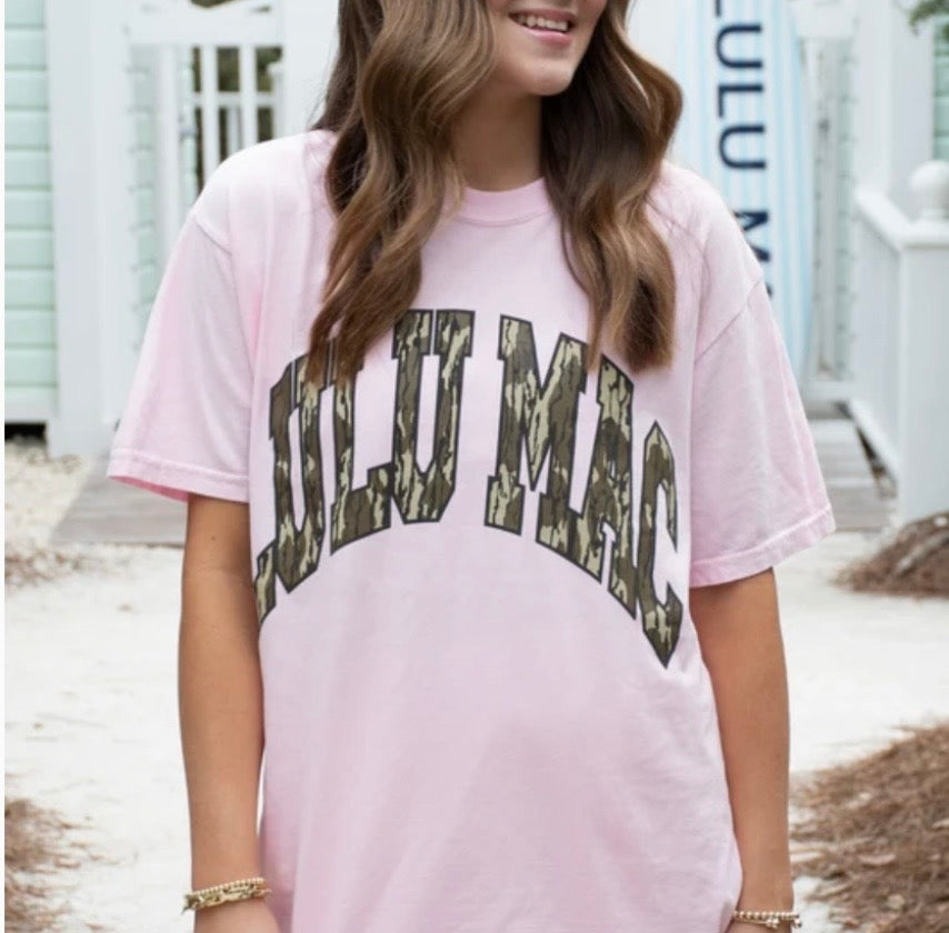 Lulu Mac Light Pink Bottomland T-shirt