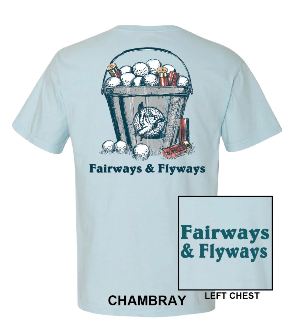 Fairways & Flyways Golf Bucket Tee
