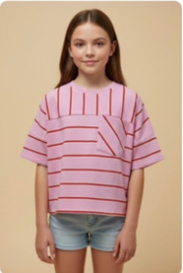 Pink Stripes by Hayden Girl