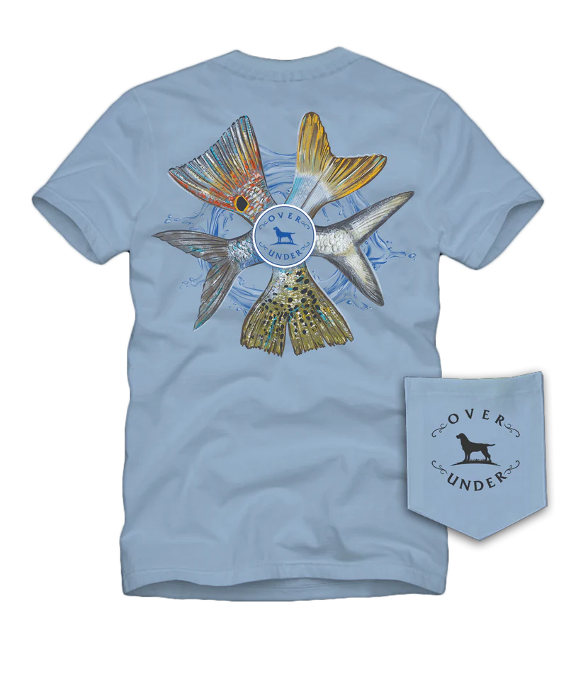Over Under Fish Ring T-shirt Skyride
