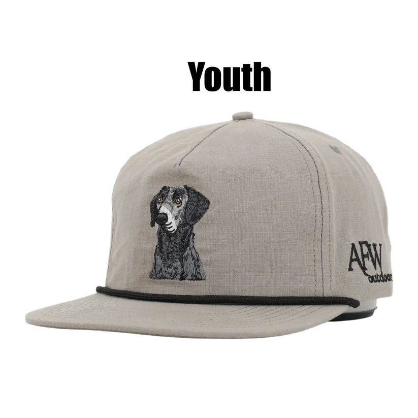 American Flyway Waterfowl Youth Black Lab RipStop Hat