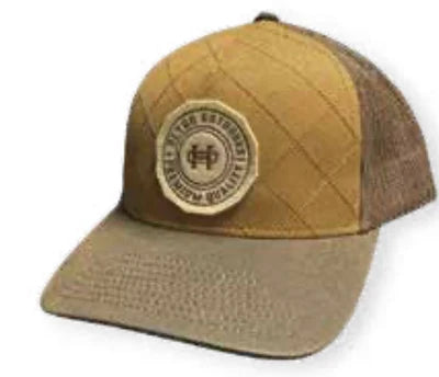 Heybo Camel Quilted Icon Trucker Hat