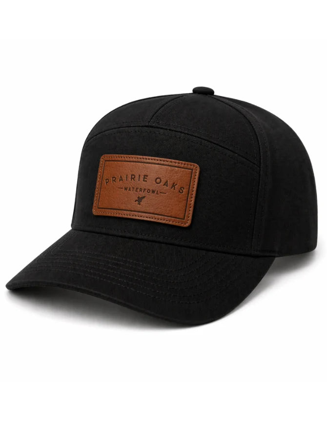 Prairie Oaks 7 Panel Leather Patch Hat