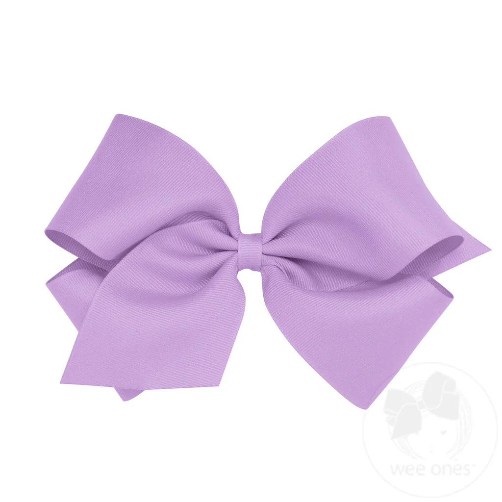 Wee Ones King Lt Orchid Bow