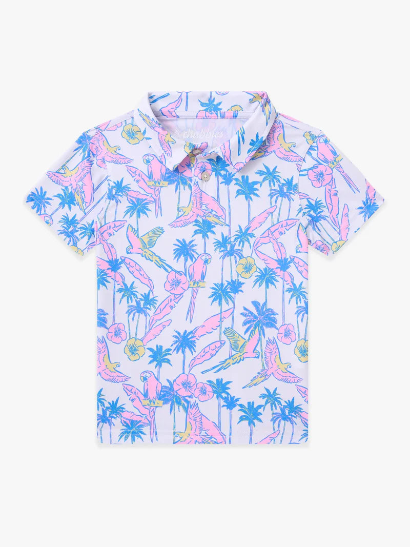 Chubbies The Lil Flock Party Boys Polo