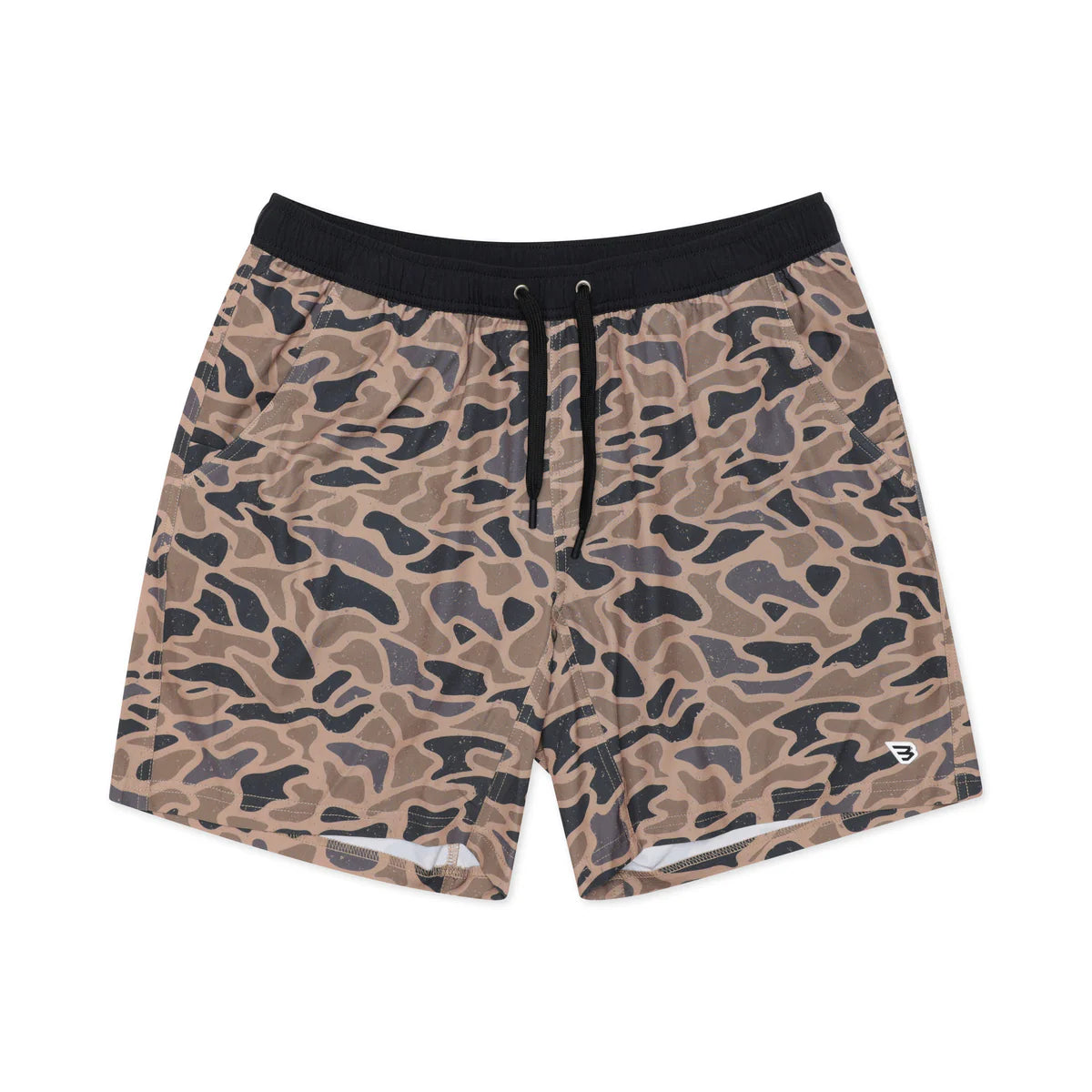 Burlebo Gauge Camo Athletic Shorts 7" Inseam