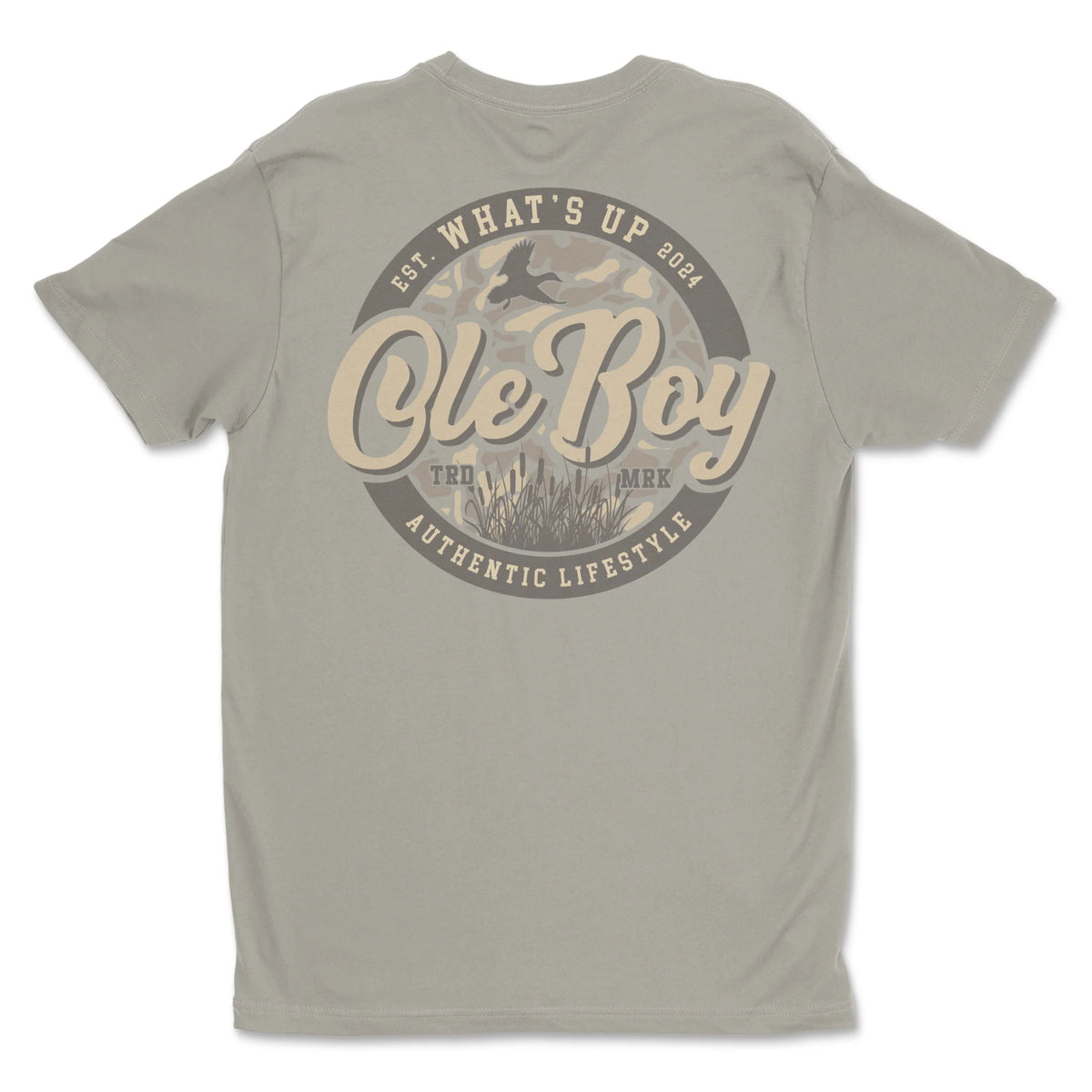 Ole Boy Circle Ole Boy T-shirt in Cement